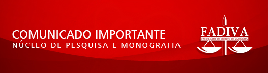 comunicado importante nleo de pesquisa e monografia